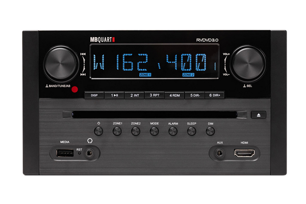  RVDVD3.0 / Source Unit with AM/FM, Weather Band and Bluetooth 4.0 Plus Multi-Zone Audio Control.